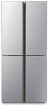 Fridgemaster MQ79394ES 79cm Frost Free American Fridge Freezer Silver