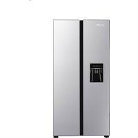 Fridgemaster MS83430DES 84cm Frost Free American Fridge Freezer Silver E Rated