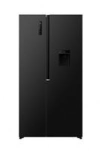 Fridgemaster MS91558DEB 541l Side By Side American Style Fridge Freezer - Black
