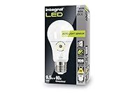 Integral LED Low Energy Dusk Till Dawn Sensor Light Bulb ES E27 Screw Cap =60w Warm White 2700K