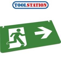 Integral LED Multi-Fit IP20 LED 26m Emergency Exit Sign Legend Arrow Right