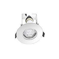 Integral Evofire Round Downlight GU10 Chrome With Insulation Cover