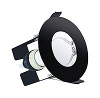Integral ILDLFR70D029 Evofire GU10 Downlight, 85mm, Insulation Guard, Round, matt Black