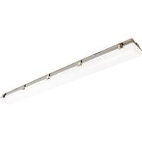 Integral LED Tough Shell IP65 IK08 Weatherproof Batten Emergency Twin 6FT 75W 1734mm 9000lm Steel