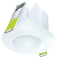 Integral LED Microwave Sensor IP20 3-10m Recess in White Plastic