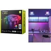 Integral LED Plug & Play RGB Light Strip Kit IP54 Remote Control 5m