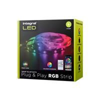 Integral LED Plug & Play RGB Light Strip Kit IP54 Bluetooth & Remote Control 5m