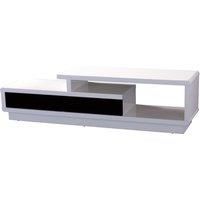 OSD Sofia Black & White High Gloss TV Cabinet