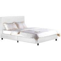 Heartlands Furniture Fusion PU Single Bed White, Metal, (90 x 190 cm)