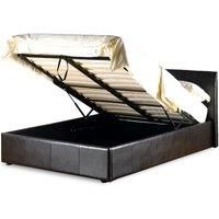 Heartlands Furniture Divan, Metal, Black, Small Double (120 x 190 cm)
