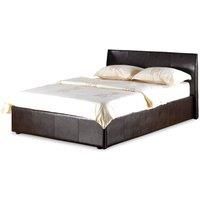 Fusion Storage PU Faux Leather King Bed Black