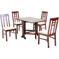 Heartlands Furniture Liverpool Dining Set Mahogany