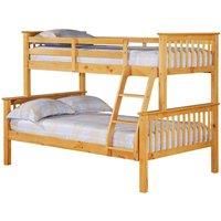 Porto Triple Bunk Bed Pine