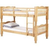 Trieste Chunky Pine Bunk Bed Light Antique