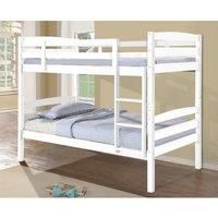 Tripoli Solid Wood Bunk Bed White