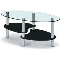 Hurst Coffee Table High Gloss Black Shelf