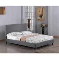 Fusion Fabric Single Bed Grey