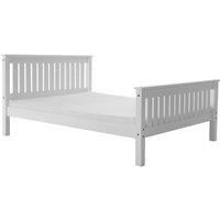 Manila HFE Pine 4 Foot Bed - White