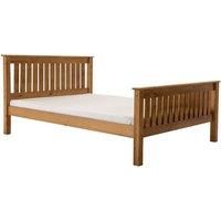Manila HFE Pine King Size Bed - Antique