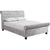 Casablanca HFE Crushed Velvet King Size Bed Grey