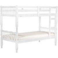 Milano Pine Bunk Bed White Wash