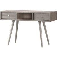 Heartlands Furniture Belvoir Dressing Table 2 Drawer Grey Oak
