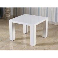 Foxley Lamp Table High Gloss White