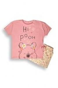 Disney Pjs Women Winnie The Pooh Pyjama Set | Ladies Cotton Short Pyjamas For Women | Short Sleeve Nightwear with Floral Print Shorts And T Shirt Set (UK, Alpha, M, Regular, Regular, Standard, Multi)