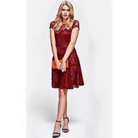 Lace Fit n Flare Dress