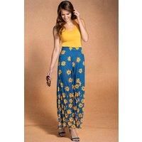 Box Pleat Maxi Skirt