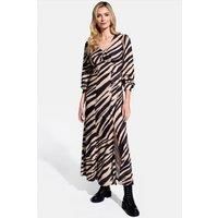 Hot Squash Women's Gemma Dress with Long Sleeves in Camel | Size: 10