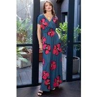 Hot Squash Women's Maxi Dress in Teal | Size: 14