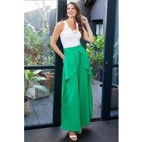 Palazzo Pants with Side Frill