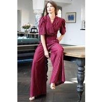 Gold Stripe Wide Leg Jumpsuit