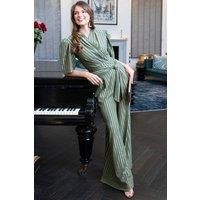 Gold Stripe Wide Leg Jumpsuit
