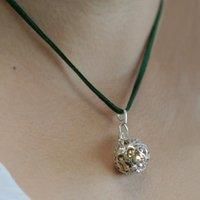 1 X Silver Angel Bell - Romance - 18mm