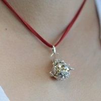 1 X Silver Angel Bell - Magic - 18mm