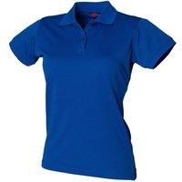 Henbury Womens/Ladies Coolplus Fitted Polo Shirt Top Szs S-3  RW636