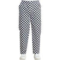 Premier Essential Unisex Chefs Trouser / Catering Workwear (S) (Black/White (Big Check))