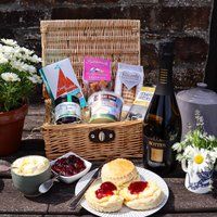 Luxury Cream Tea Hamper - Afternoon Tea Delivery - Printed Box