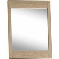 Bentley Designs Rimini Aged Oak & Weathered Oak Vanity Mirror