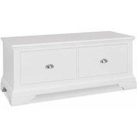 Norfolk White Blanket Box