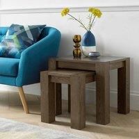 Home Origins Blake Dark Oak Nest of Lamp Tables
