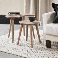 Tuska Scandi Oak Nest Of Lamp Tables
