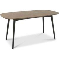 Tuxen Weathered Oak 6 Seater Dining Table with Peppercorn Legs
