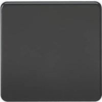 Knightsbridge Screwless Flatplate light switches & sockets MATT BLACK range