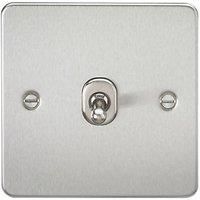 KnightsBridge 1G 2 Way Flat Plate Switch - Toggle Switch