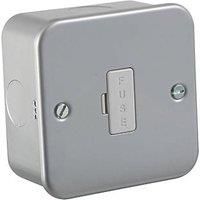 KnightsBridge 13A Rated Metal Clad Fused Connection Spur Unit Without Neon