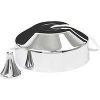 KnightsBridge Polished Chrome Bathroom Pull Cord Ceiling Switch