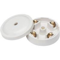 KnightsBridge 20A Junction Box 4-Terminal - White (59mm)